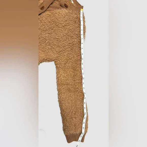 Alex Mill Wool Teddy Cardigan Sweater Brown Tan Size M - Picture 7 of 10